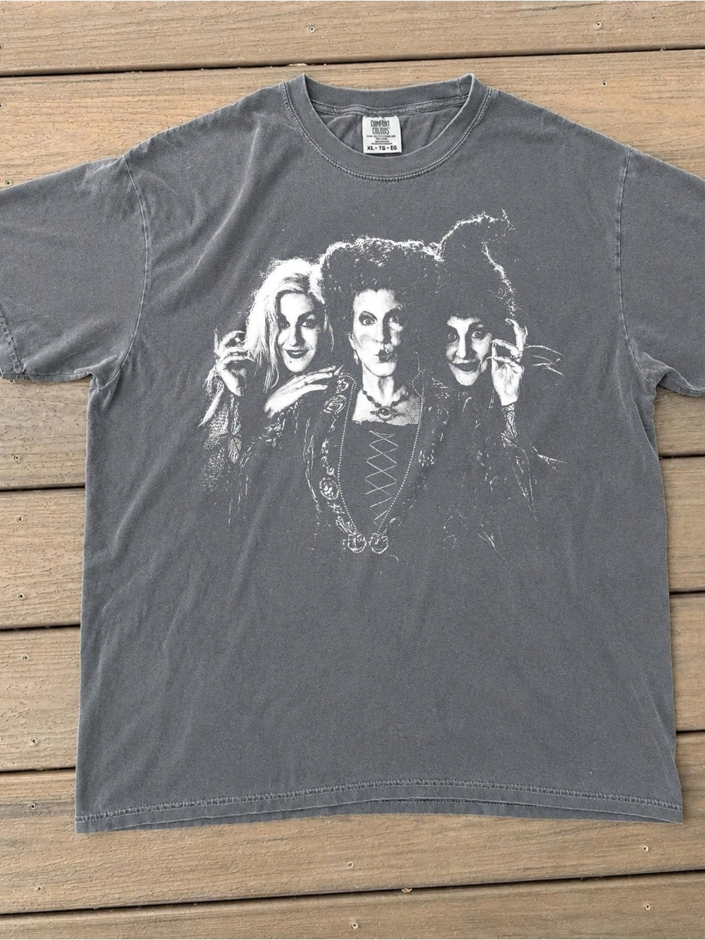 Comfort Colors Hocus Pocus Sanderson Sisters Witches Graphic Halloween Tee